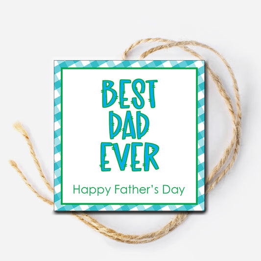 Best Dad Ever Instant Download Tag