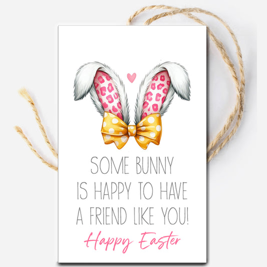 Bunny Friend Instant Download Tag