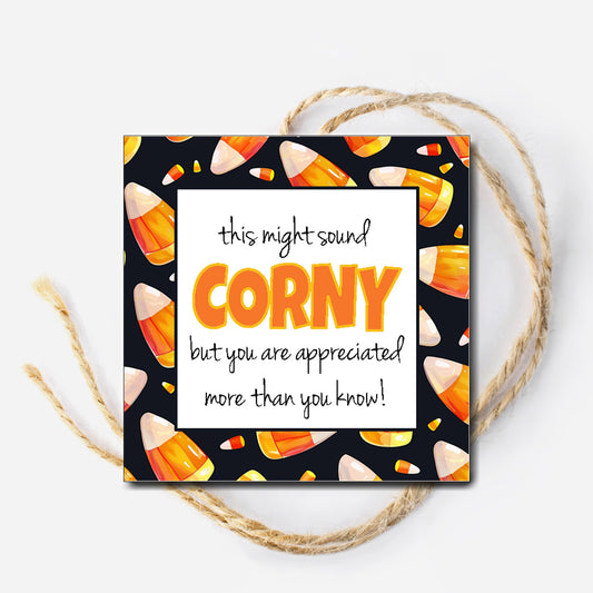 Candy Corn Appreciation Instant Download Tag