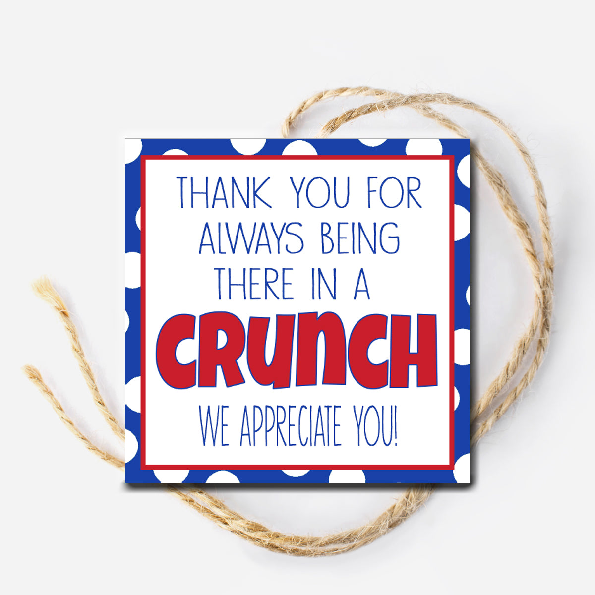 Crunch Instant Download Tag