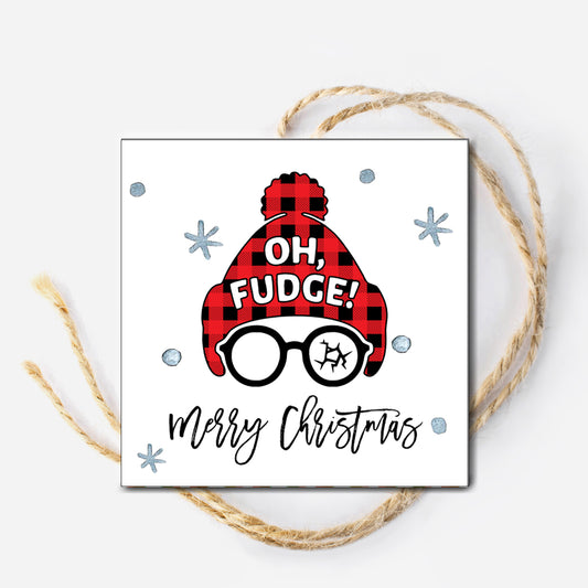 Christmas Fudge Instant Download Tag