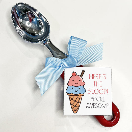 Ice Cream Scoop Instant Download Tag