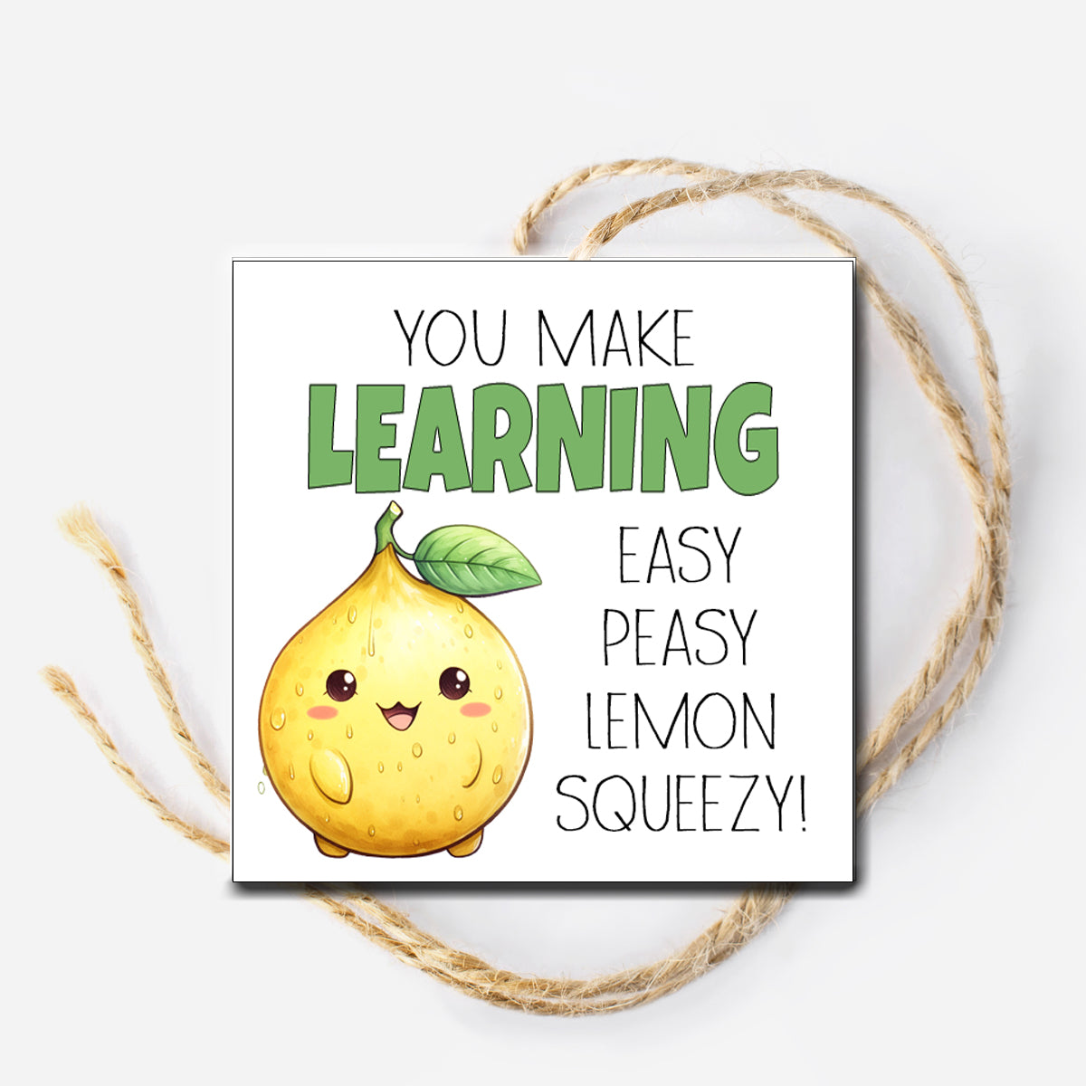 Lemon Learning Instant Download Tag