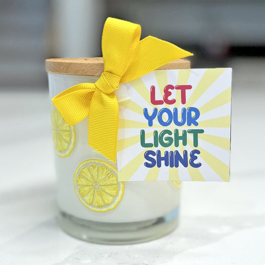 Let Your Light Shine Instant Download Tag