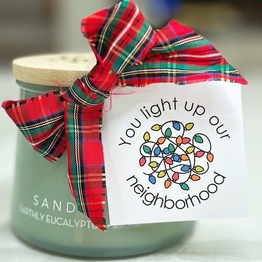 You light up our Neighborhood Instant Download Tag