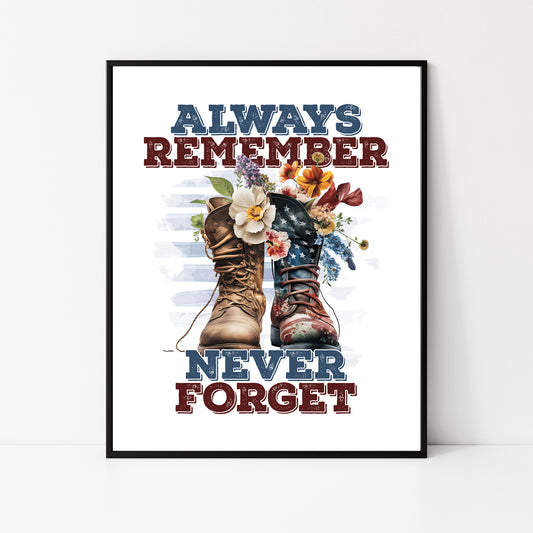 Memorial Day Sign - Instant Download