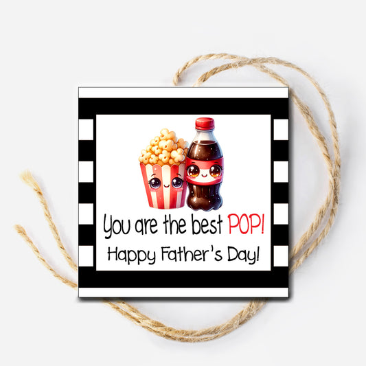 Printable Best Pop Gift Tag