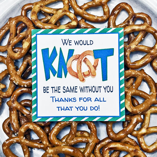 Pretzel Instant Download Tag