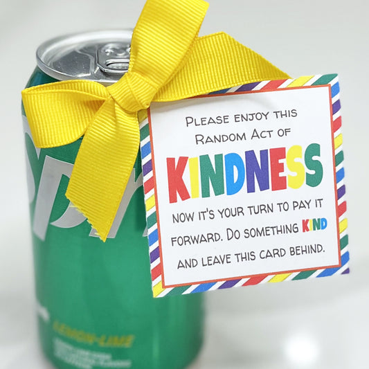 Random Act of Kindness Instant Download Tag