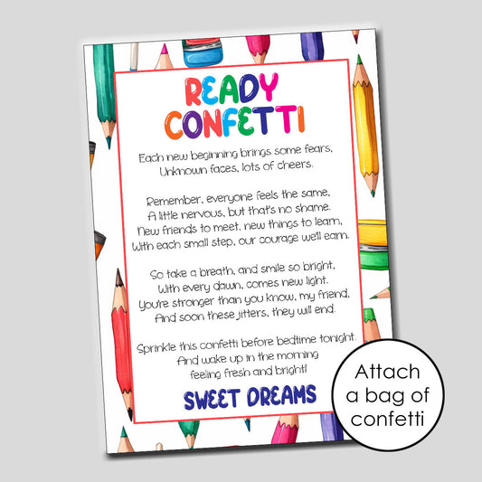 Ready Confetti - Instant Download