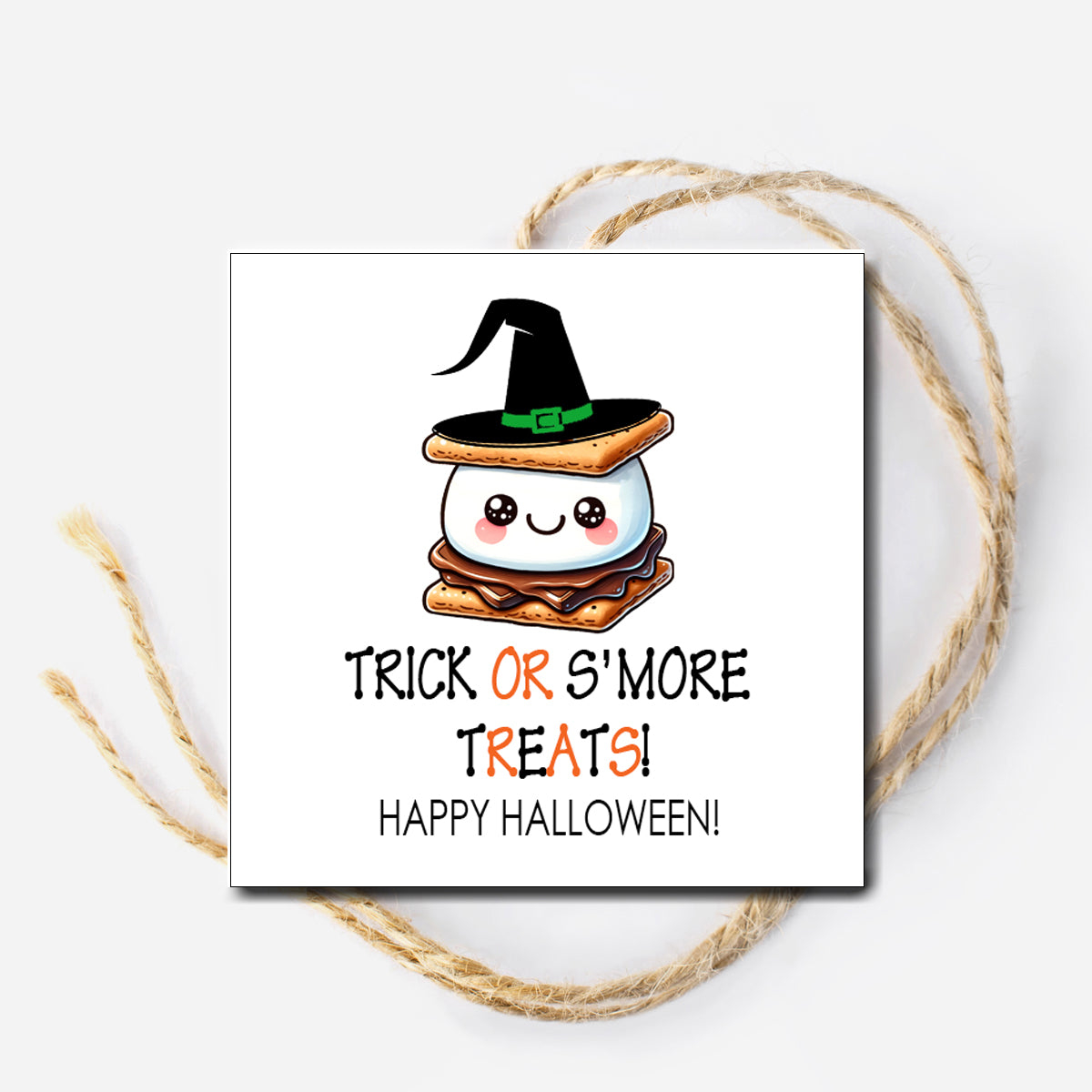 Halloween Smores Treat Tag