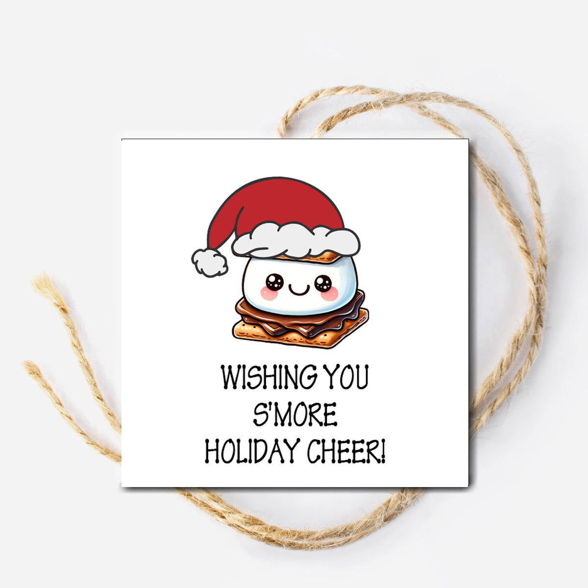 Wishing you Smore Holiday Cheer Instant Download Tag