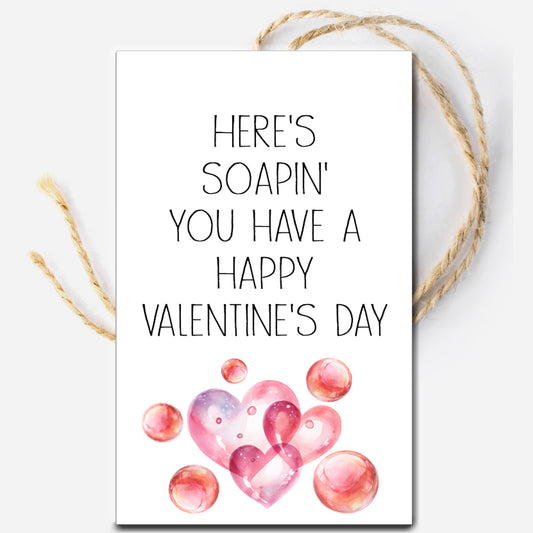 Soap Valentine Instant Download Tag