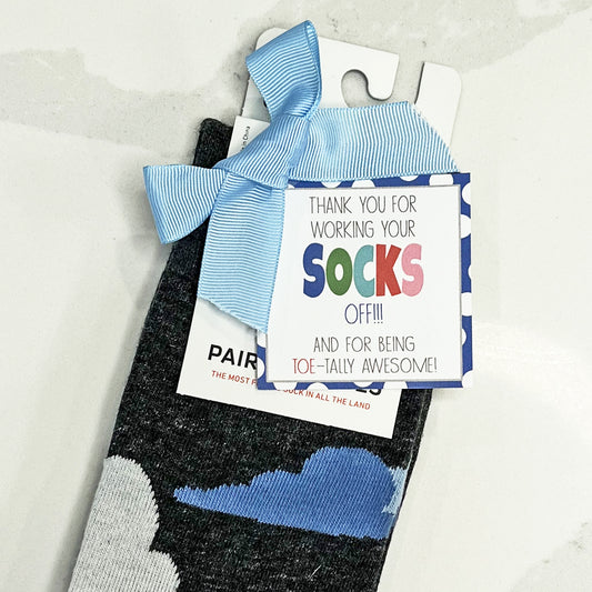 Socks Off Instant Download Tag