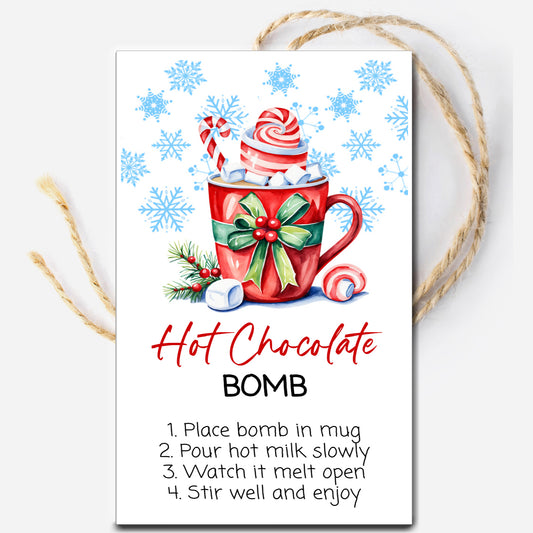 Hot Chocolate Bomb Gift Tag