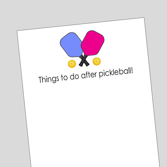 Pickleball Notepad