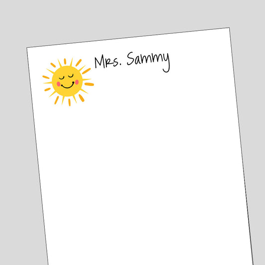 Sunshine Notepad