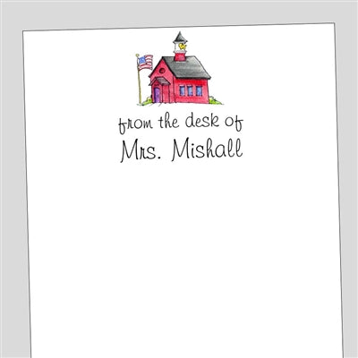 Schoolhouse Notepad