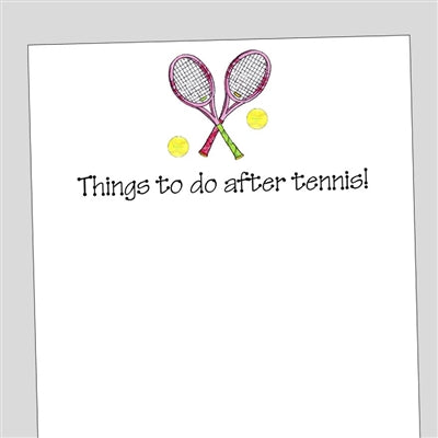 Tennis Notepad