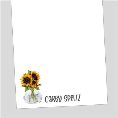 Sunflower Notepad