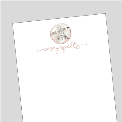 Sand Dollar Notepad