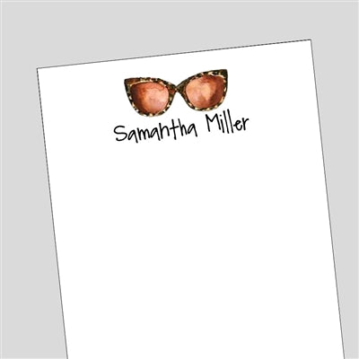 Sunglasses Notepad