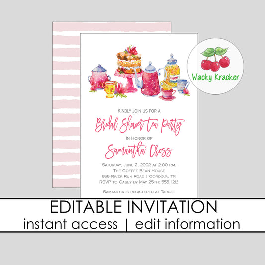 Tea Party Invitation